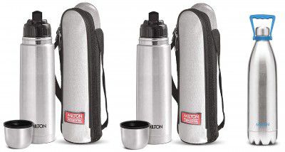 Milton Duo 2200 Thermosteel 24 Hours Hot and Cold Water Bottle  