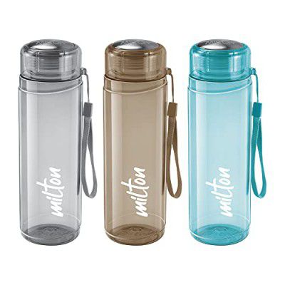 Milton Hector 1000 Pet Water Bottle, Set of 3, 1 Litre Each, Assorted