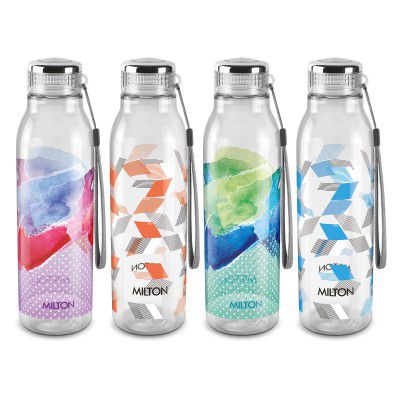 Milton Helix 1000 Pet Water Bottle, Set of 4, 1 Litre Each