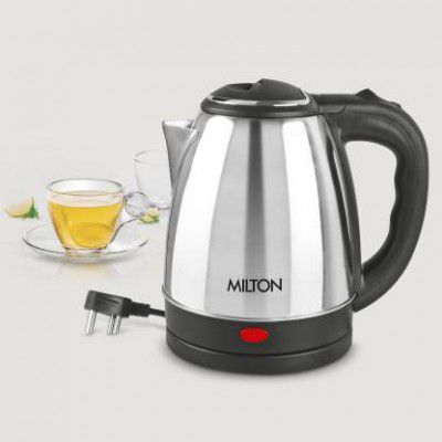 MILTON Insta Electric Kettle (2 L, Silver)