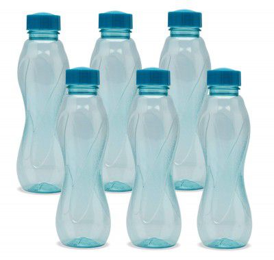 Milton Oscar 1000 Pet Water Bottle, Set of 6, 1 Litre, Blue