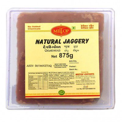 Miltop Natural Jaggery, 875g*2