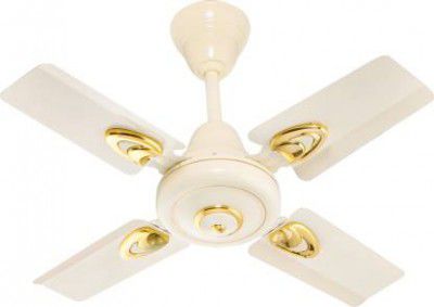 MinMAX Classic New 2022 600 mm Ultra High Speed 4 Blade Ceiling Fan  IVORY Pack of 1