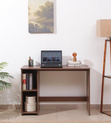 Mintwud from Pepperfry by Kenny Writing Table in Planked Walnut Finish