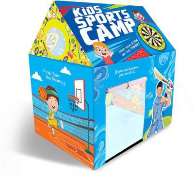 Miss & Chief by Flipkart Sports Camp Play House Tent for Kids (Multicolor)