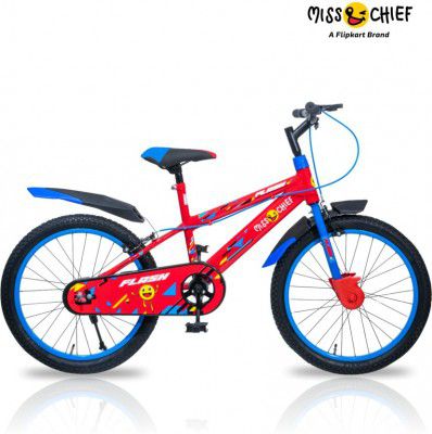 Miss & Chief Flash Stylish & Durable 85% Kids Bicycle for Boys & Girls Age 7 to 10 Years 20 T BMX Cycle  (Single Speed, Red, Blue)