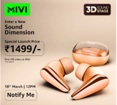 (Upcoming) Mivi Duopods i7 | Launching on 18 March, 12PM | First 100 Customers Get at Rs.99