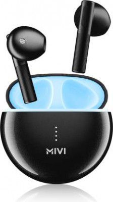 Mivi DuoPods K4 TWS,Rich Bass,50H Playtime Earbuds