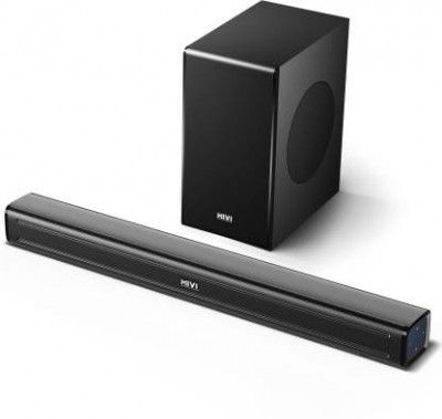 Mivi Fort S180 Soundbar With Sub woofer, 180W, Surround Sound, Bluetooth Soundbar (Black, 2.1 Channel)