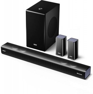 Mivi Fort S660 With Dolby Audio, 2 Satellite Speakers, Surround Sound 660 W Bluetooth Soundbar (Black, 5.1 Channel)