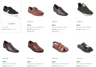 MOCHI & METRO MEN'S FOOTWEARS Upto 70% OFF