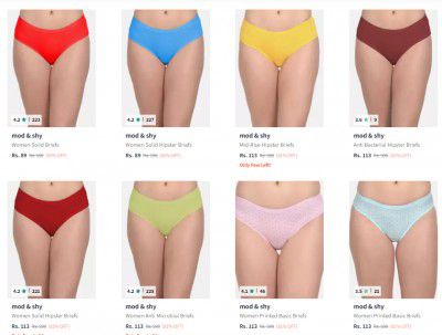 mod & shy Women Briefs Starts at Rs 99