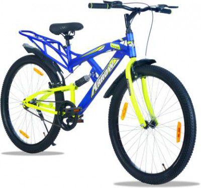 MODERN Arrow Cycle Inbuilt Carrier 26 T Mountain/Hardtail Cycle  (Single Speed, Blue)