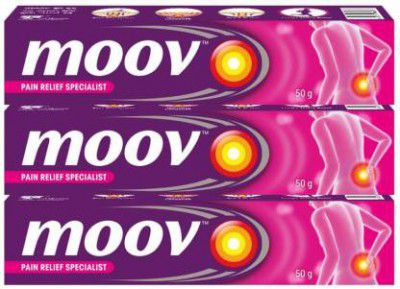 MOOV Instant Pain Relief Cream Regular Cream  (3 x 50 g)