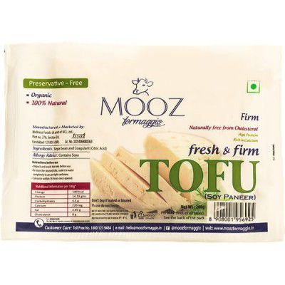 Mooz Tofu Organic SOYA Paneer, 200 g