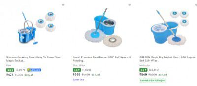 Mop Set Upto 83% Off 