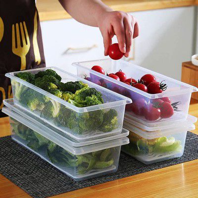 Household Keep Food Fresh Storage Box for Freezer Refrigerator