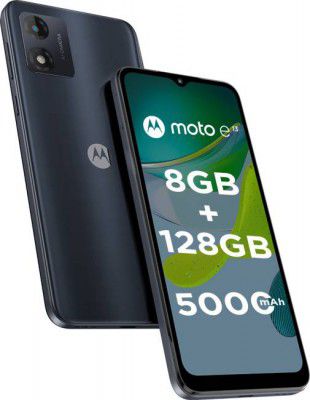 MOTOROLA e13 (Cosmic Black, 128 GB)  (8 GB RAM)