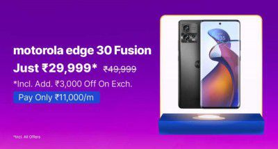 Motorola Edge 30 Fusion @ ₹29,999 on Flipkart's Big Billion Days Sale