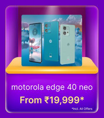 Motorola Edge 40 Neo from Rs. 19999 in Flipkart Billion Days Sale   