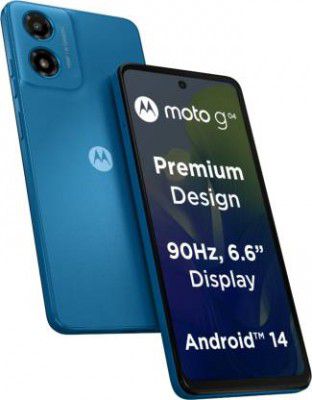 MOTOROLA G04 (Satin Blue, 128 GB | 8 GB RAM)