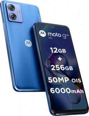 MOTOROLA g54 5G (Pearl Blue, 256 GB | 12 GB RAM)