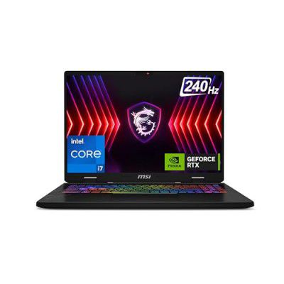 MSI Crosshair 16 HX Intel 14th Gen i7-14700HX D14VGKG-205IN Gaming Laptop (32GB RAM + 1TB NVMe SSD + NVIDIA GeForce RTX 4070 + GDDR6 8GB)