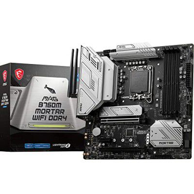 MSI MAG B760M Mortar WiFi DDR4 Gaming Motherboard