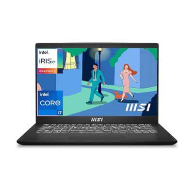 MSI Modern 14 Intel 12th Gen i7-1255U C12MO-1211IN Laptop (16GB RAM + 512GB NVMe SSD)