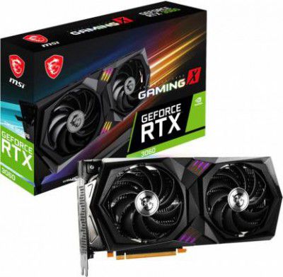 MSI NVIDIA RTX 3060 GAMING 12 GB GDDR6 Graphics Card  (Black)