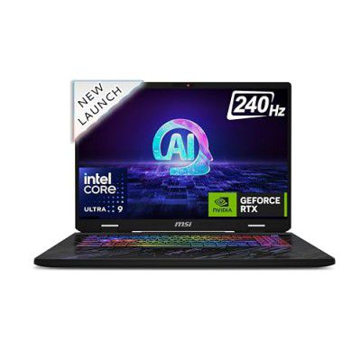 MSI Pulse 17 AI Intel Core Ultra 9 185H C1VGKG-030IN Gaming Laptop (32GB RAM + 1TB NVMe SSD + NVIDIA GeForce RTX 4070 + 8GB GDDR6 )