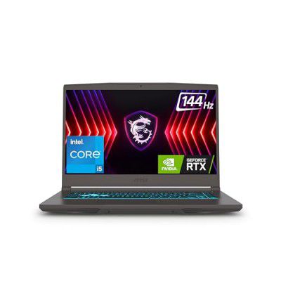 MSI Thin 15 Intel Core i5-12450H B12UCX-1695IN Gaming Laptop (16GB RAM + 512GB NVMe SSD + NVIDIA GeForce RTX 2050)