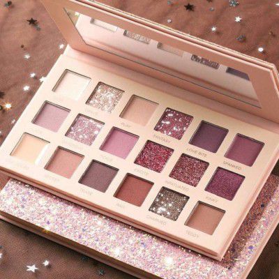 MY TYA Edition 18 Colors Pigmented Nude Beauty EyeShadow Palette Eye Shadow 18 g  (The Nudes Blushed)