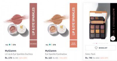 Myglamm Beauty Products Upto 74% Off