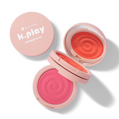 MyGlamm K.Play Flavoured Blush-Juicy Strawberry (Pink)-9 g Vitamin C Matte Finish Blush Powder