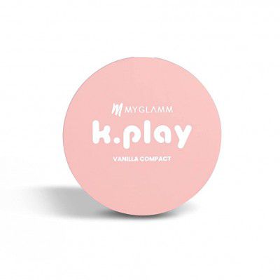 MyGlamm K.Play Flavoured Compact-French Vanila (Beige)-9 g Brightening Formula  Antioxidant-Rich Compact Powder