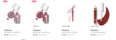 Myglamm Makeup Products at minimum 70% off