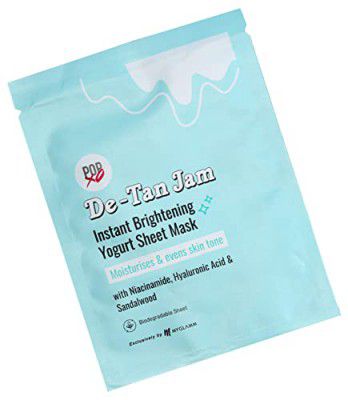 MyGlamm POPXO DE-TAN JAM INSTANT BRIGHTENING YOGHURT SHEET MASK-25ML