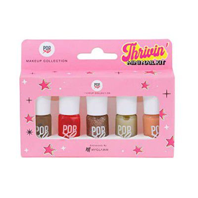 MyGlamm POPxo Makeup Collection -Mini Nail Kit-Thrivin-5X3ml