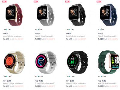 Myntra : Branded BT Calling Smartwatches @ Rs.1099