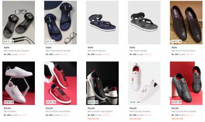 Myntra Loot : Branded Shoes Starts at Rs.339