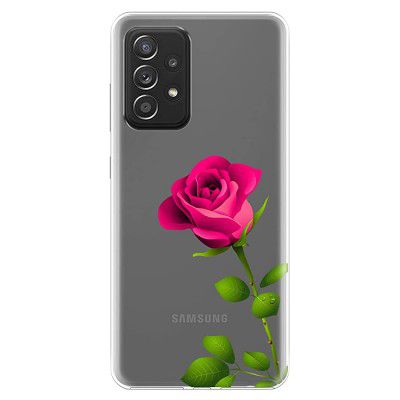 Nainz Soft Silicon Printed Designer Back Cover for Samsung Galaxy A52 -V009