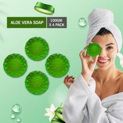 nandurba Aloe vera Bathing Soap  (4 x 100 g)