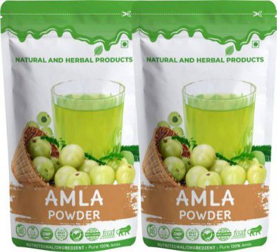 NATURAL AND HERBAL PRODUCTS Amla Powder for Black Hair | Hair Care | Drink | Eating | Weight Loss  (200 g)