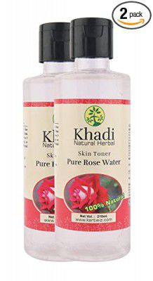 Natural Herbal Rose Water- 210ml - Pack of 2