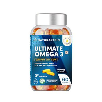 NATURALTEIN – Ultimate Omega 3 Triple Strength (60 Capsules)