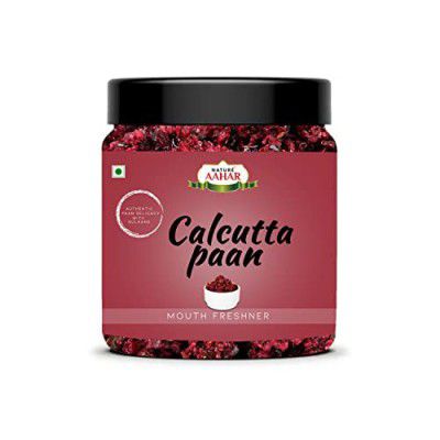 Nature Aahar Kalkati (Calcutta) Meetha Paan Without Supari || Sweet Paan Hygienically Packed Traditional Mukhwas Mouth Freshener [Jar Pack] (300 Gram)