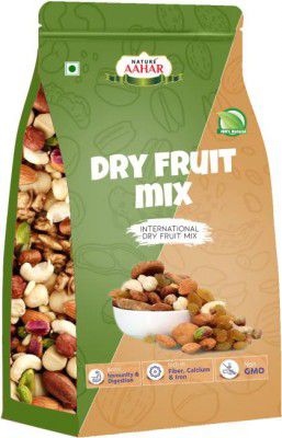 Nature Aahar premium dry fruit mix (cashew almond raisin apricot mix dried fruit ) 500gm Assorted Nuts 