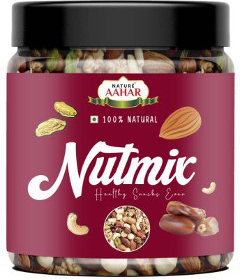 Nature Aahar premium dryfruitmix combo of cashew ,almond ,raisins,apricot,dates,mix fruit  (1 kg)