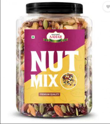 Nature Aahar Premium International Healthy Nutmix | Mixed Dryfruits | (1kg)